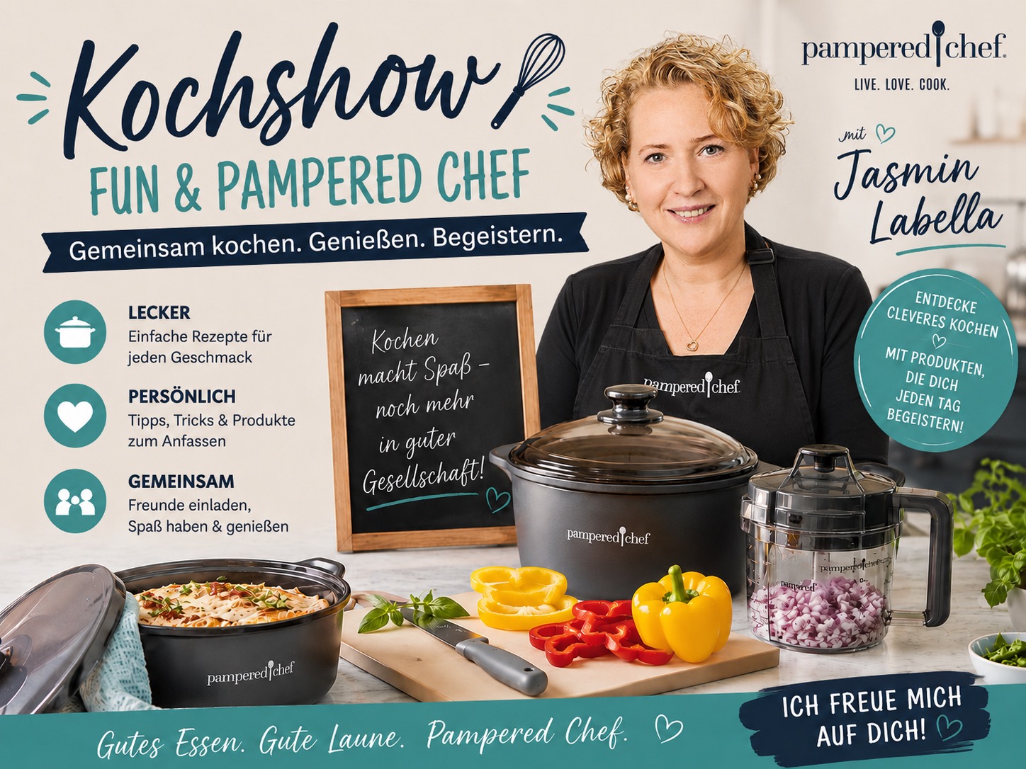 Kochshow mit Jasmin Labella – Fun & Pampered Chef